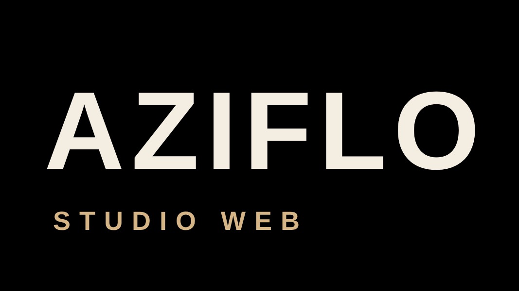 AZIFLO — Site vitrine pour un studio web en Tunisie