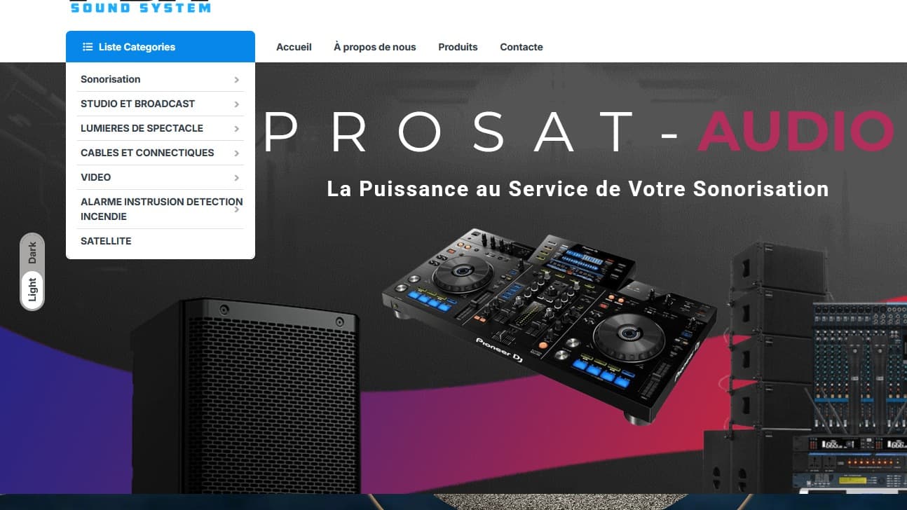 Prosa Audio – E-commerce Website Development